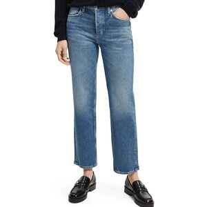 Scotch & Soda The Sky Women's Straight Leg Blue Jeans